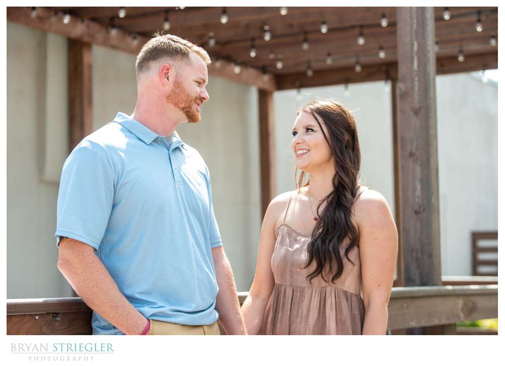 Downtown Springdale Engagement Photos