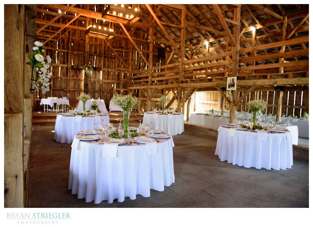 inside the barn at hat creek ranch