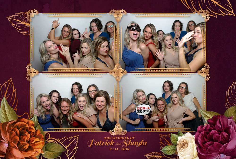 girls in photo booth