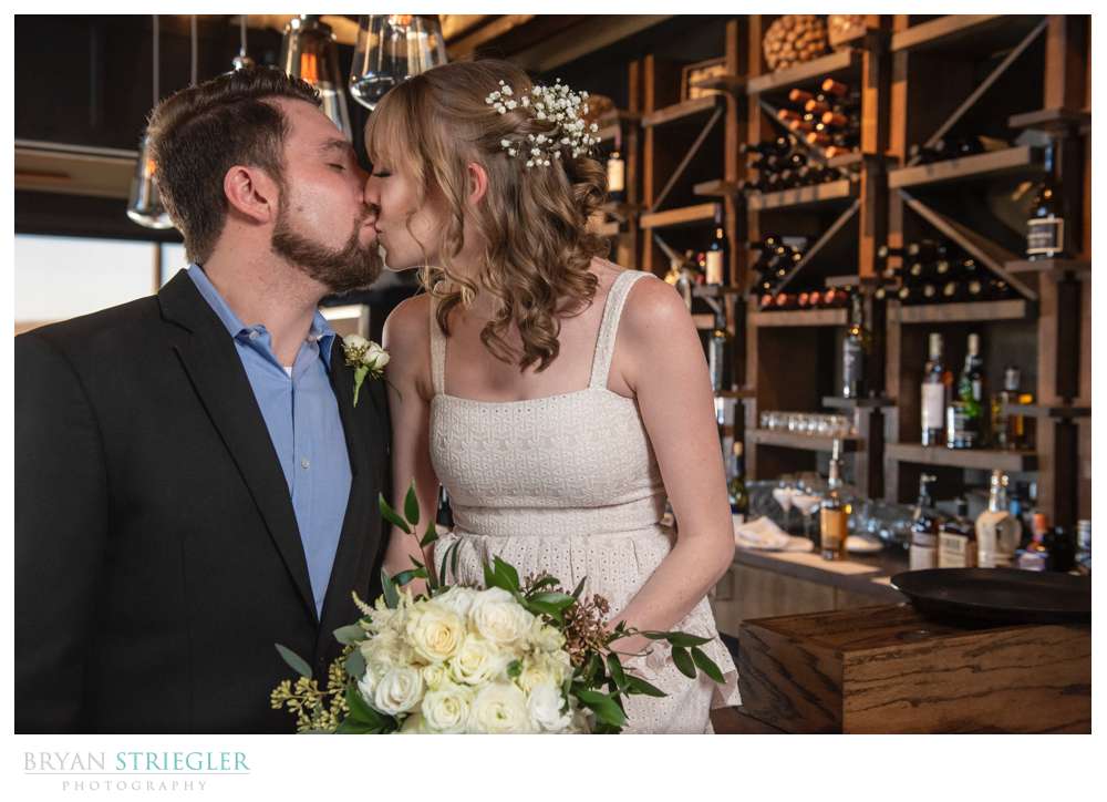couple portrait on bar