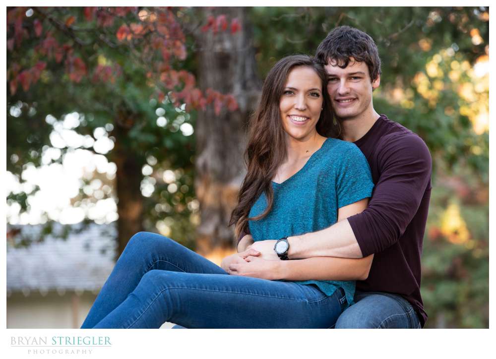 engagement session in Prairie Grove