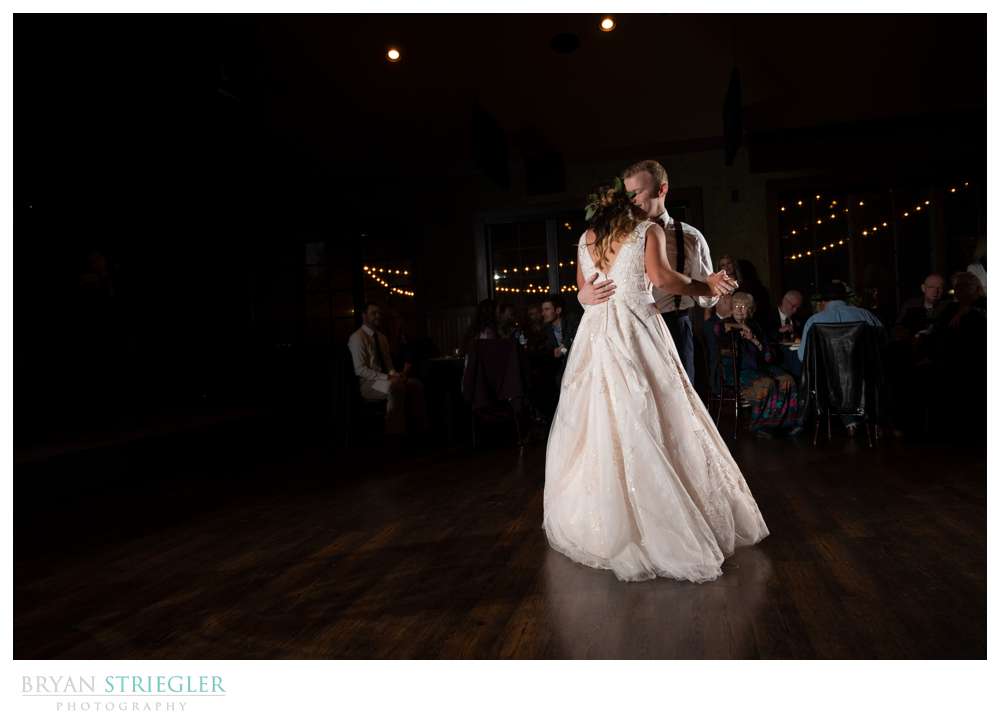 emotional first dance at wedding