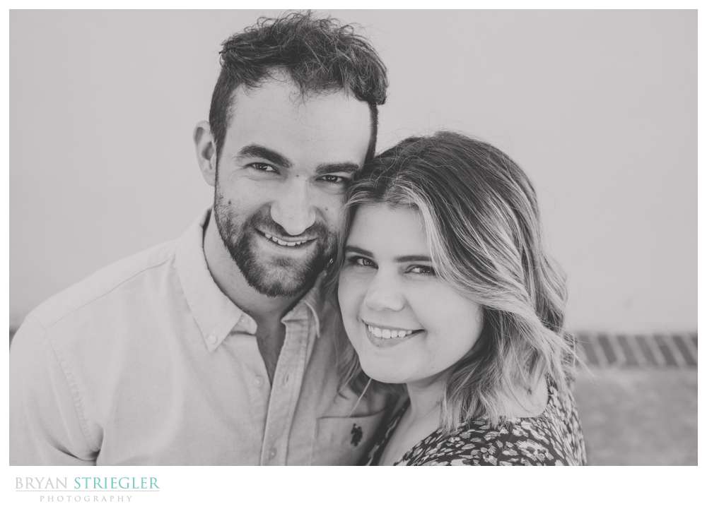 headshot engagement photo