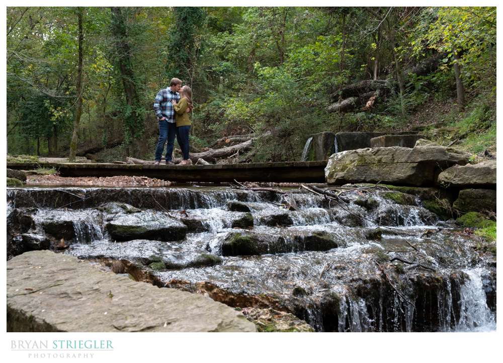 engagement session at Park Springs Park
