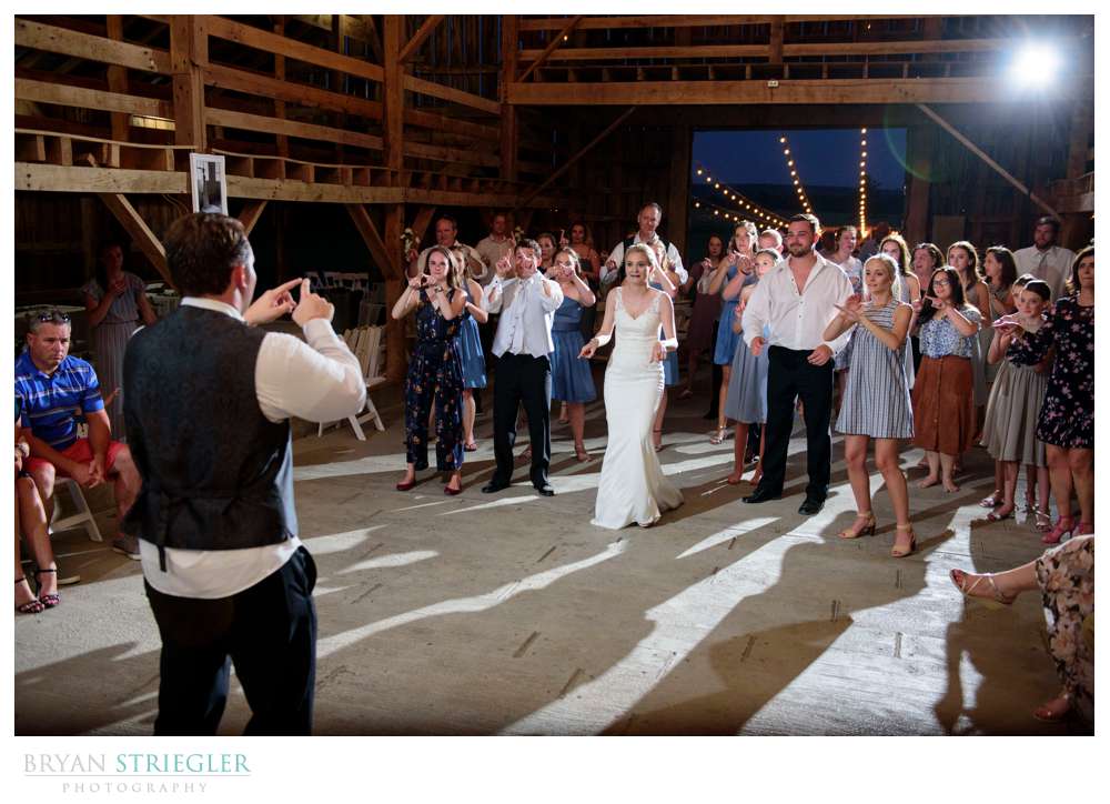 box dance at wedding
