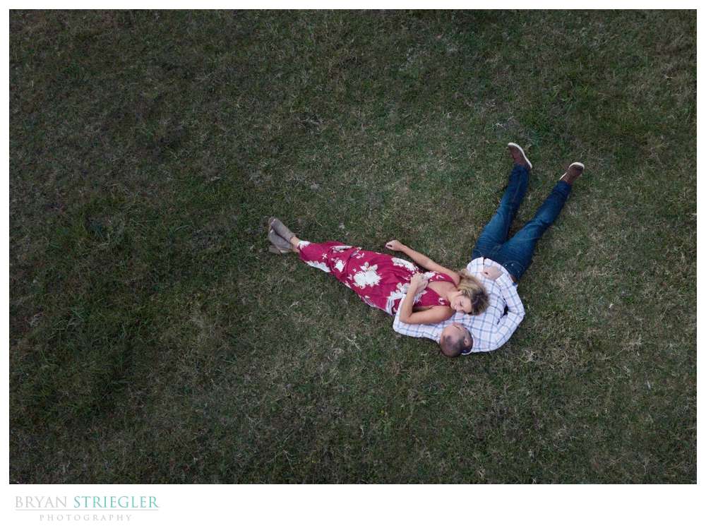 using a drone for wedding photography