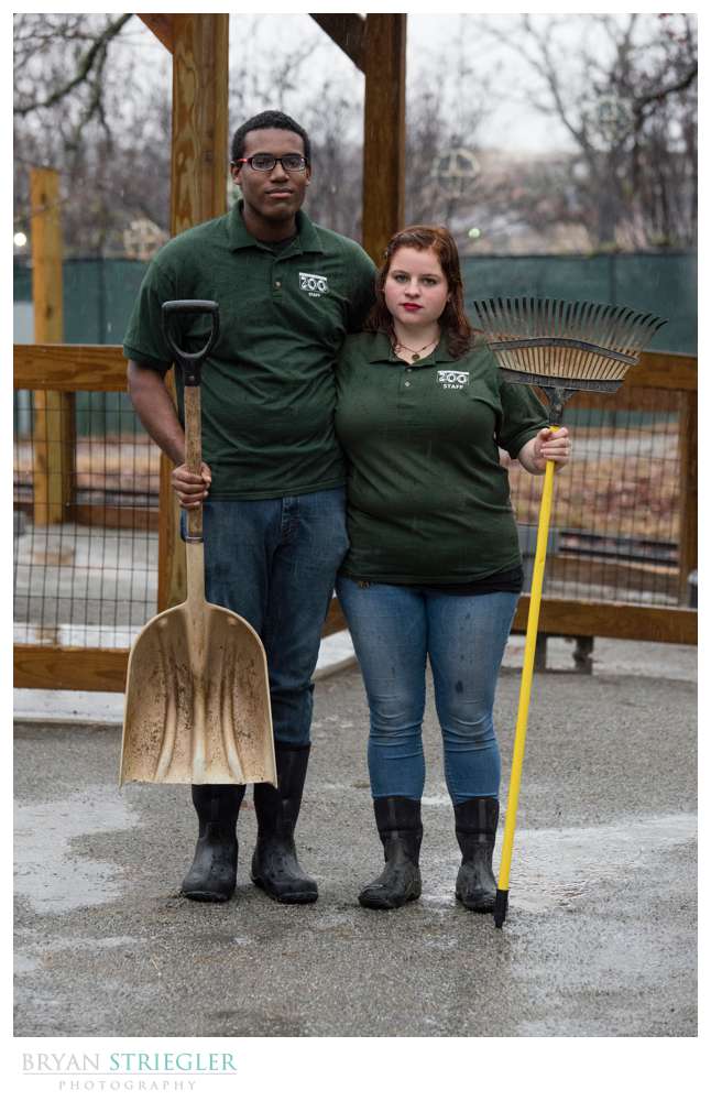 Little Rock Zoo Engagement Photos