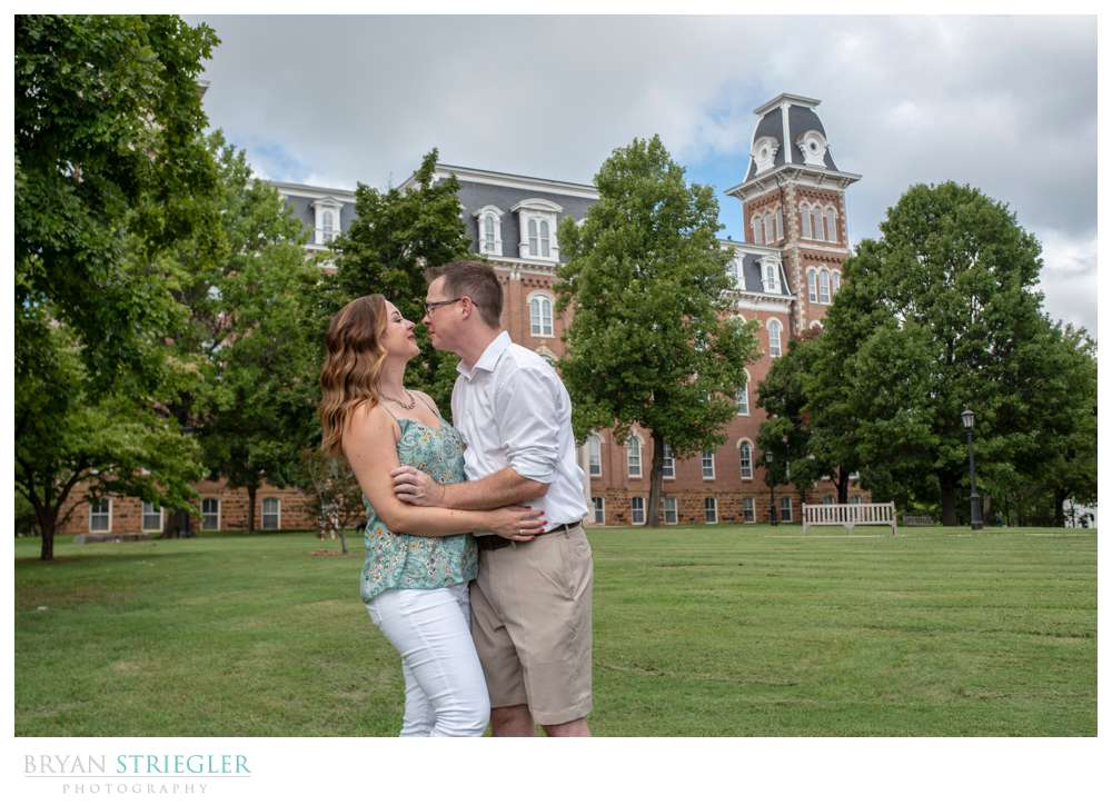 photos on Old Main lawn