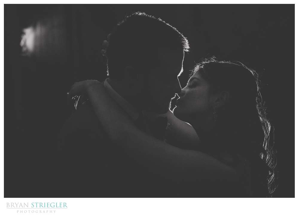 moody wedding photo