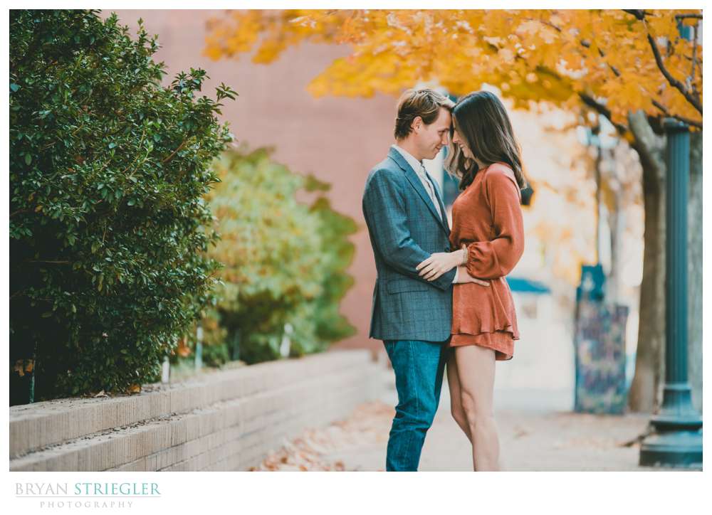 colorful engagement photos