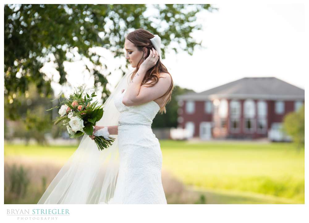 The Orchard Mansion in background