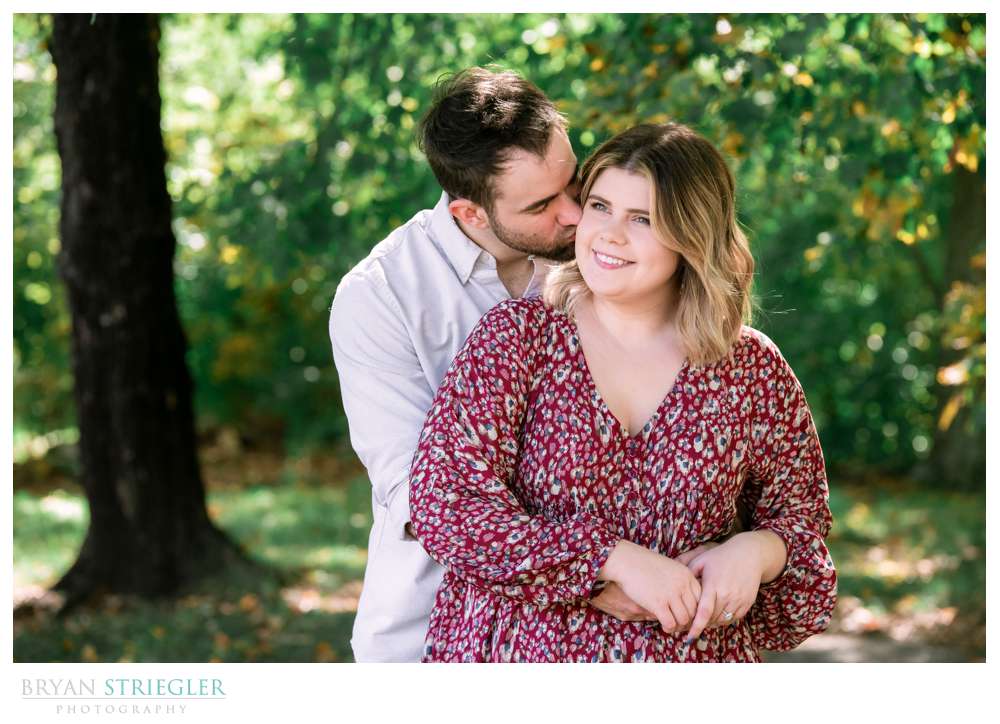 fall engagement photos