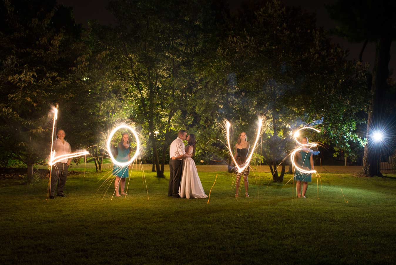 spelling with sparklers