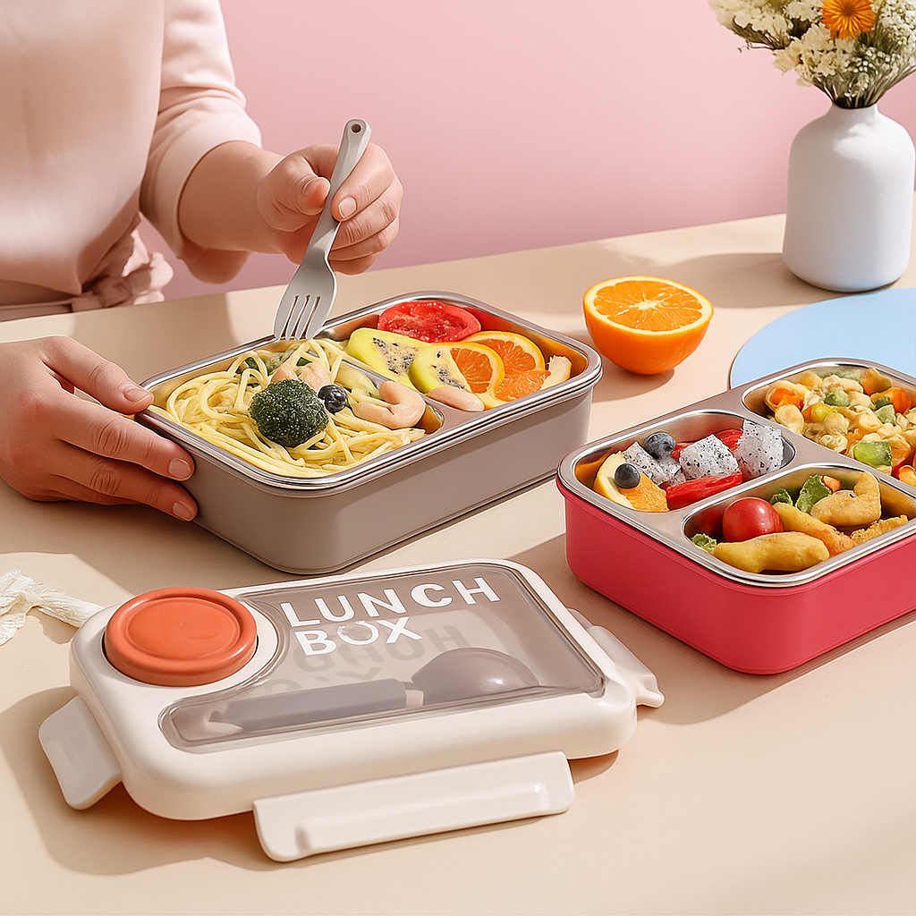 3 Compartment Lunch Box thumbnail 5