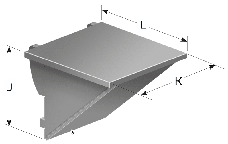 Rapid-Lok Ultimate M bearing plate dimension drawing