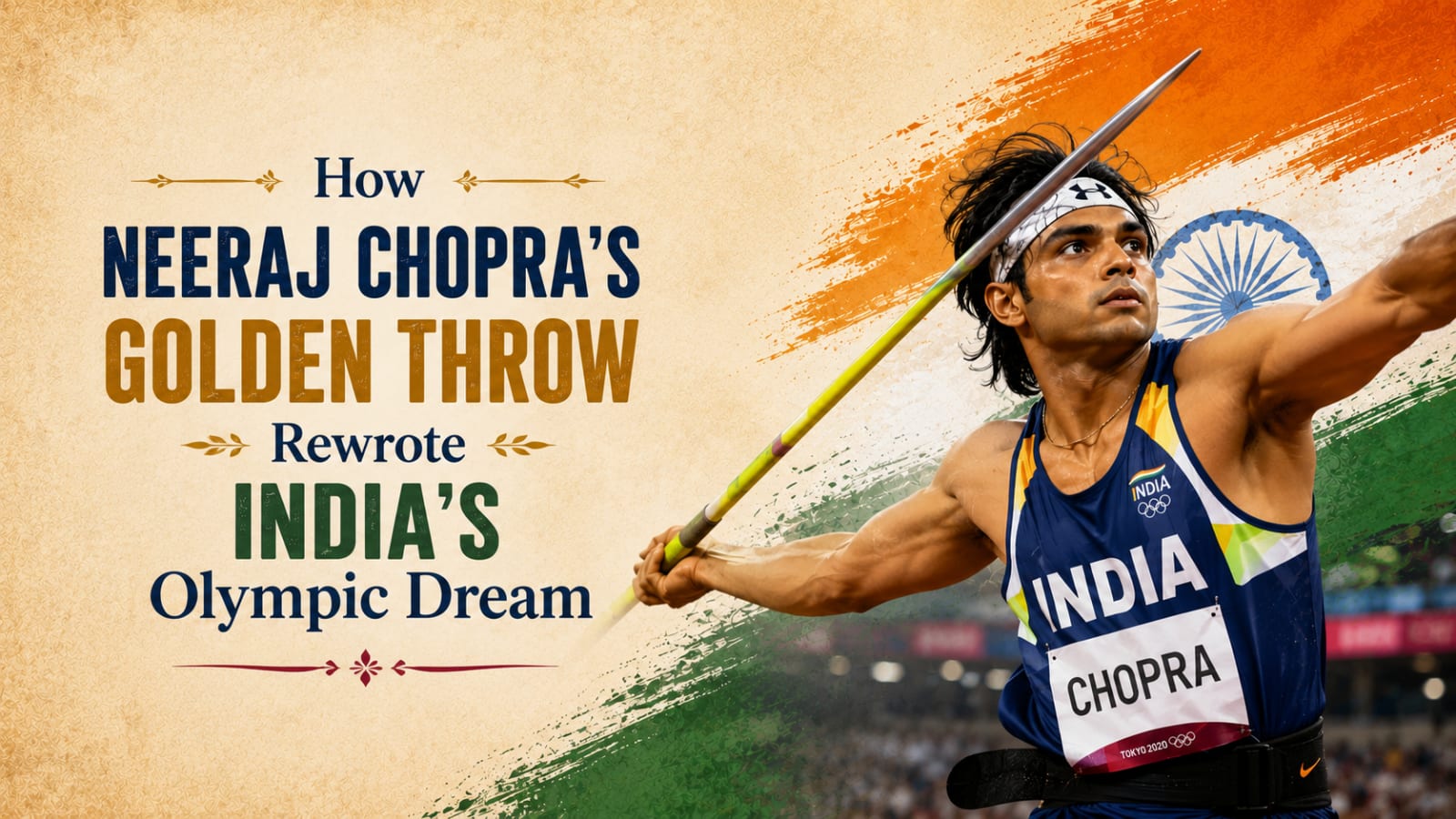 How Neeraj Chopra’s Golden Throw Rewrote India’s Olympic Dream