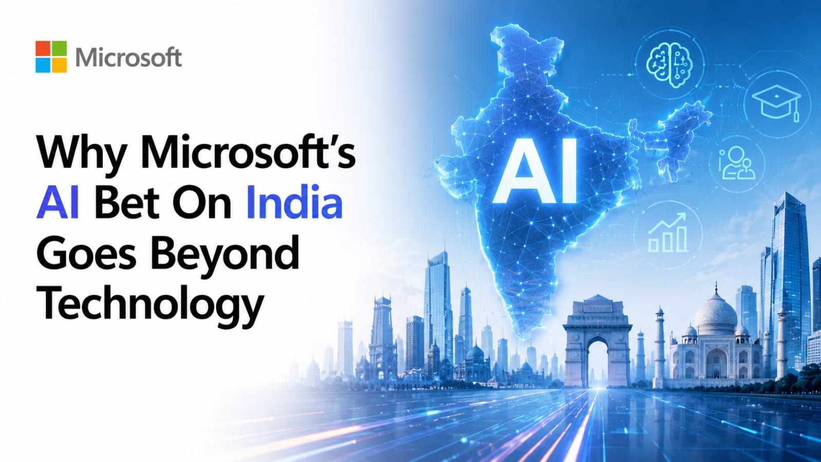 Why Microsoft's AI Bet On India Goes Beyond Technology