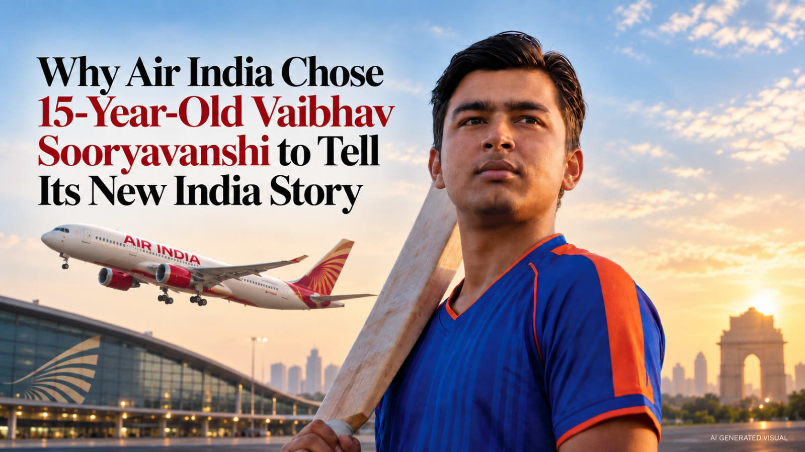 Why Air India Chose 15-Year-Old Vaibhav Sooryavanshi to Tell Its New India Story