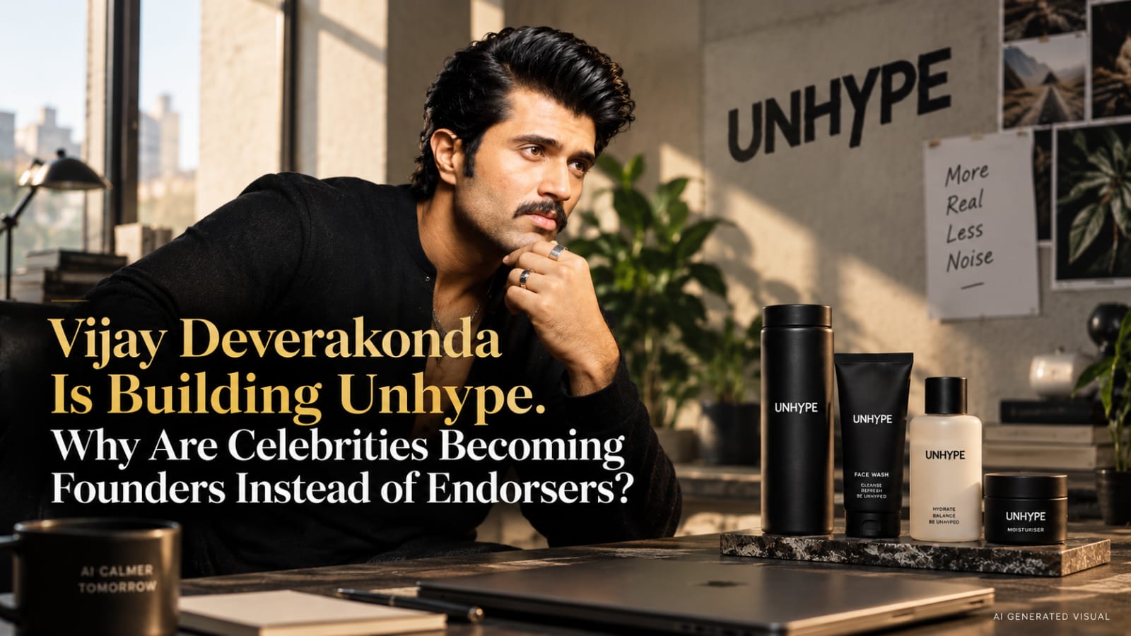Vijay Deverakonda Is Building Unhype. Why Are Celebrities Becoming Founders Instead of Endorsers?
