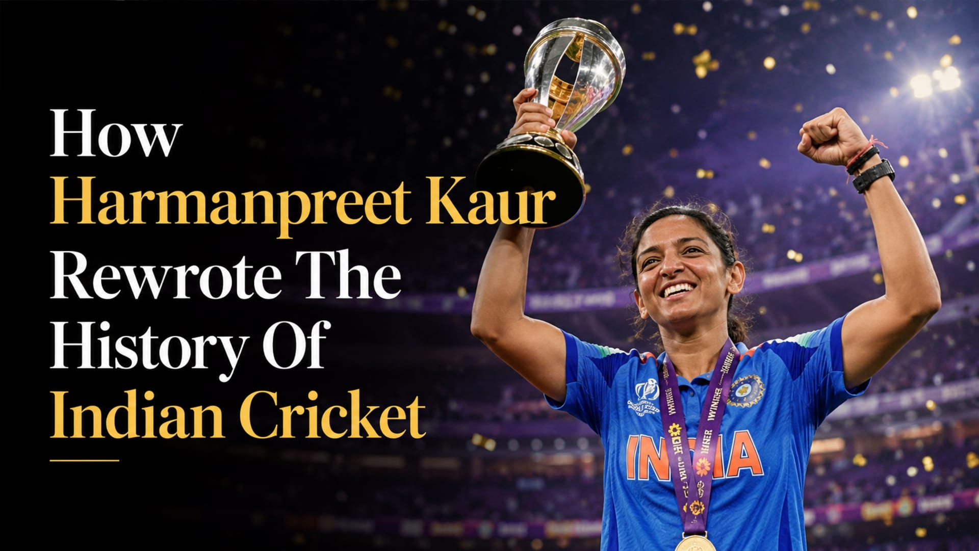 How Harmanpreet Kaur Rewrote The History Of Indian Cricket