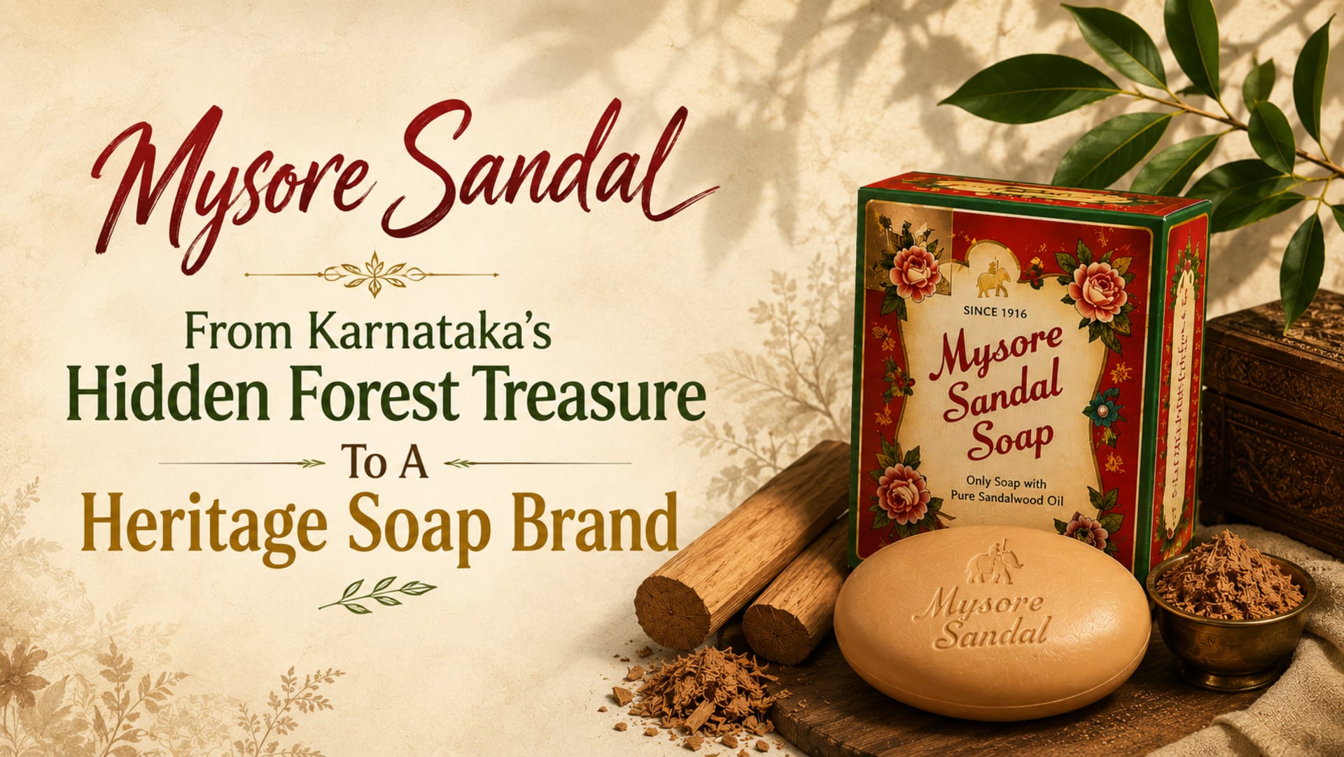 Mysore Sandal: From Karnataka’s Hidden Forest Treasure To A Heritage Soap Brand