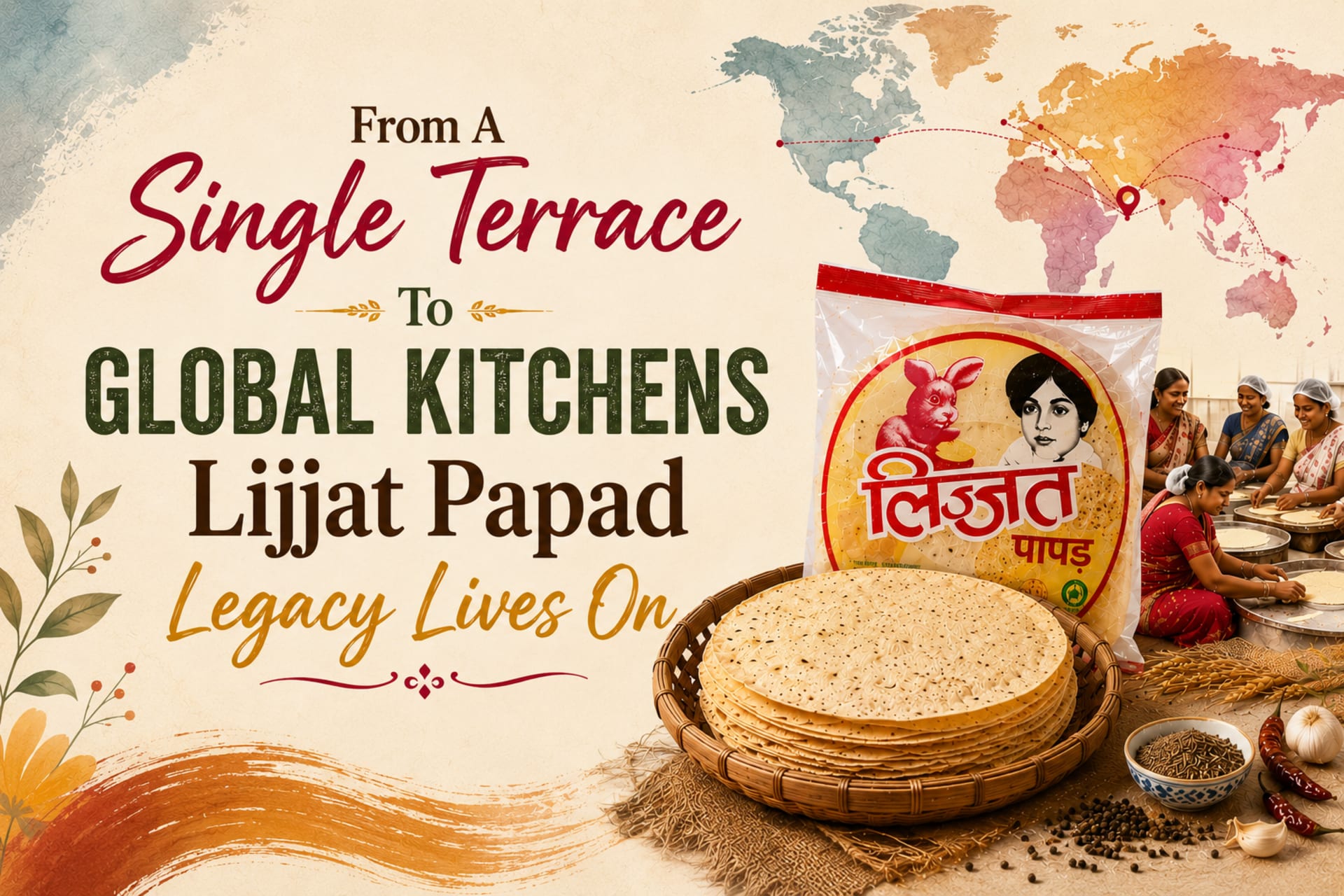 From A Single Terrace To Global Kitchens: Lijjat Papad Legacy Lives On