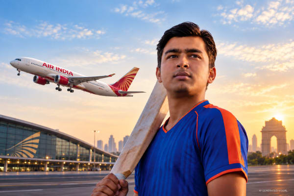 Why Air India Chose 15-Year-Old Vaibhav Sooryavanshi to Tell Its New India Story