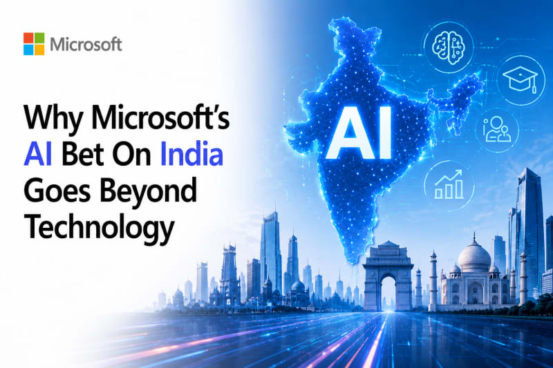 Why Microsoft's AI Bet On India Goes Beyond Technology