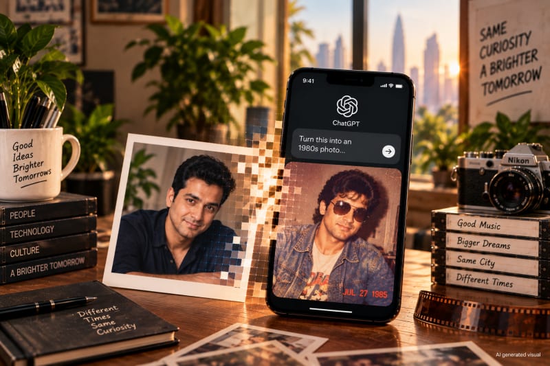 How the 80s Photo Trend Became a Free Product Demo for ChatGPT