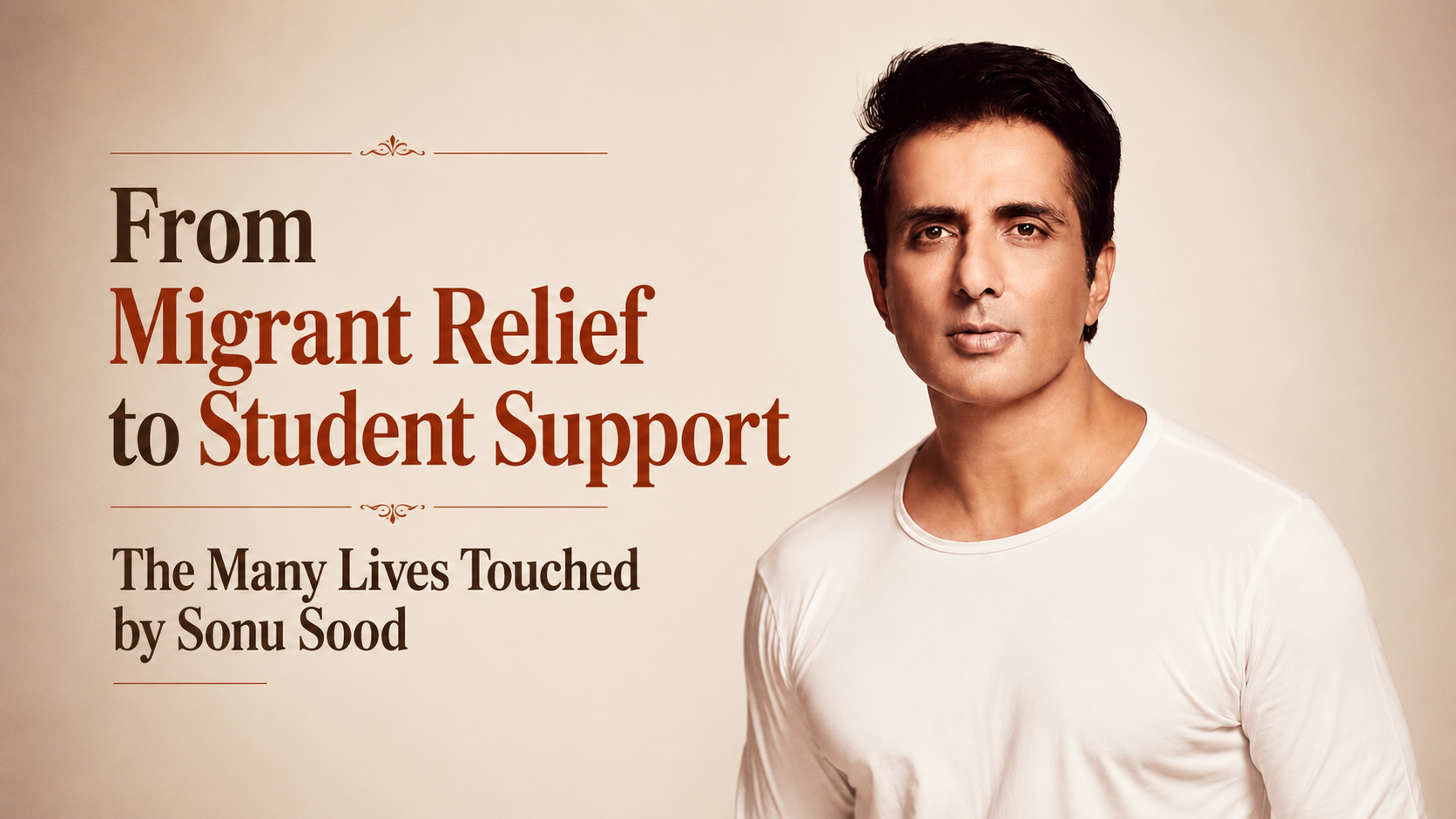 From Migrant Relief To Student Support: The Many Lives Touched By Sonu Sood