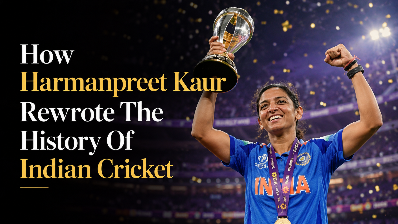 How Harmanpreet Kaur Rewrote The History Of Indian Cricket