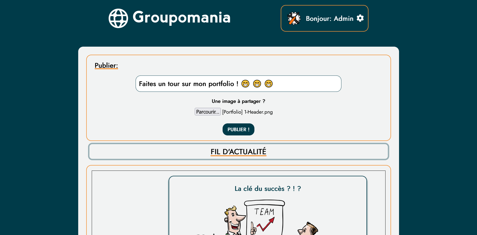 Groupomania - homepage