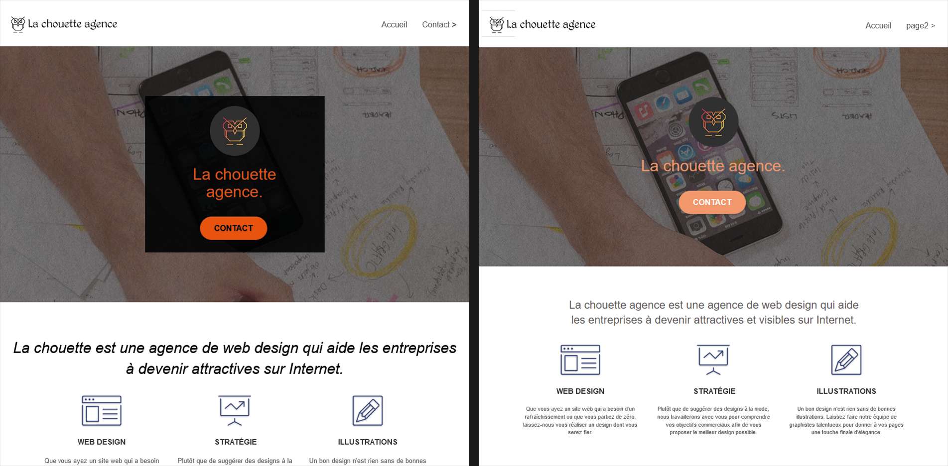 La chouette agence - un