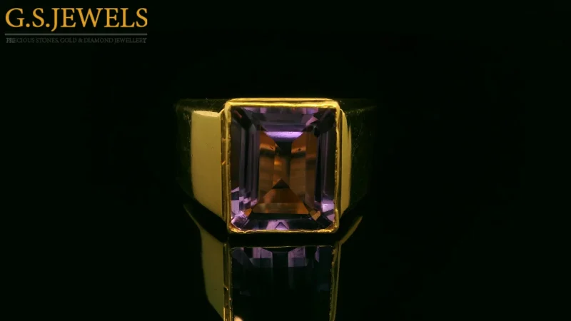 Amethyst ring Design by GS JEWELS