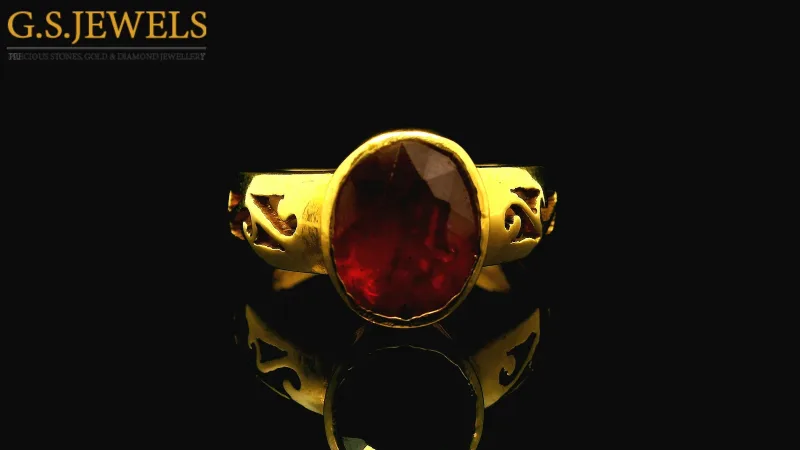 Ruby ring Design by GS JEWELS