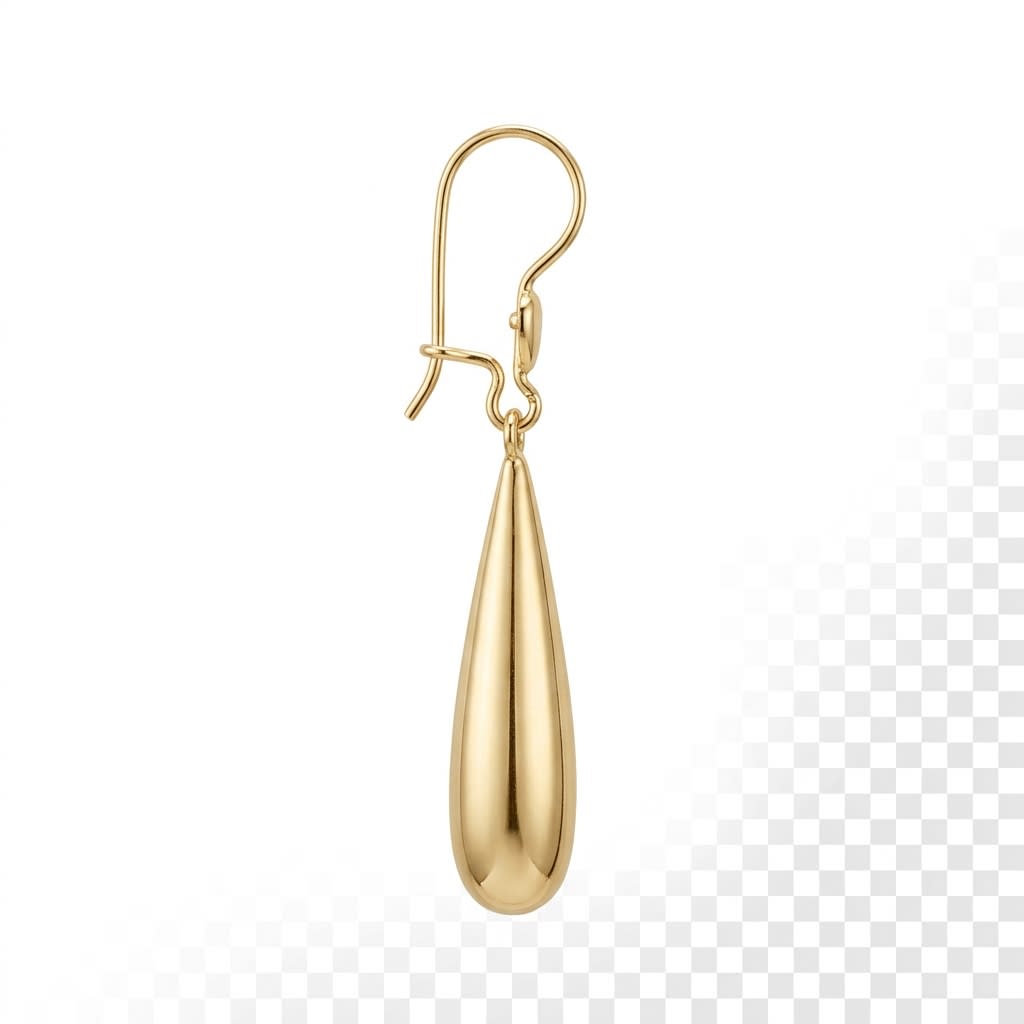 Pearl Drop Earrings worn