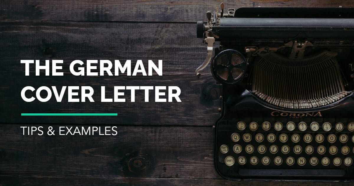 How To Write a Cover Letter in German? Tips & Examples