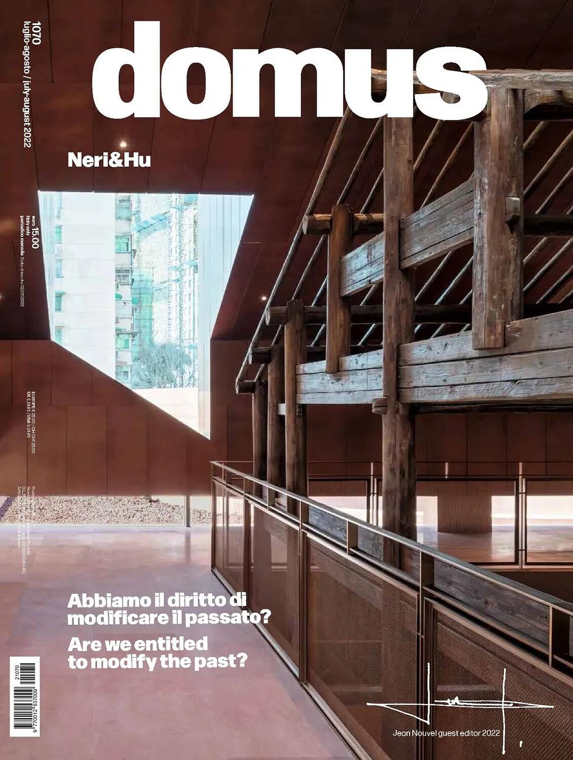 Neri&Hu News | DOMUS Cover Story - Jean Nouvel × Sarah Whiting: Seamless Syntheses