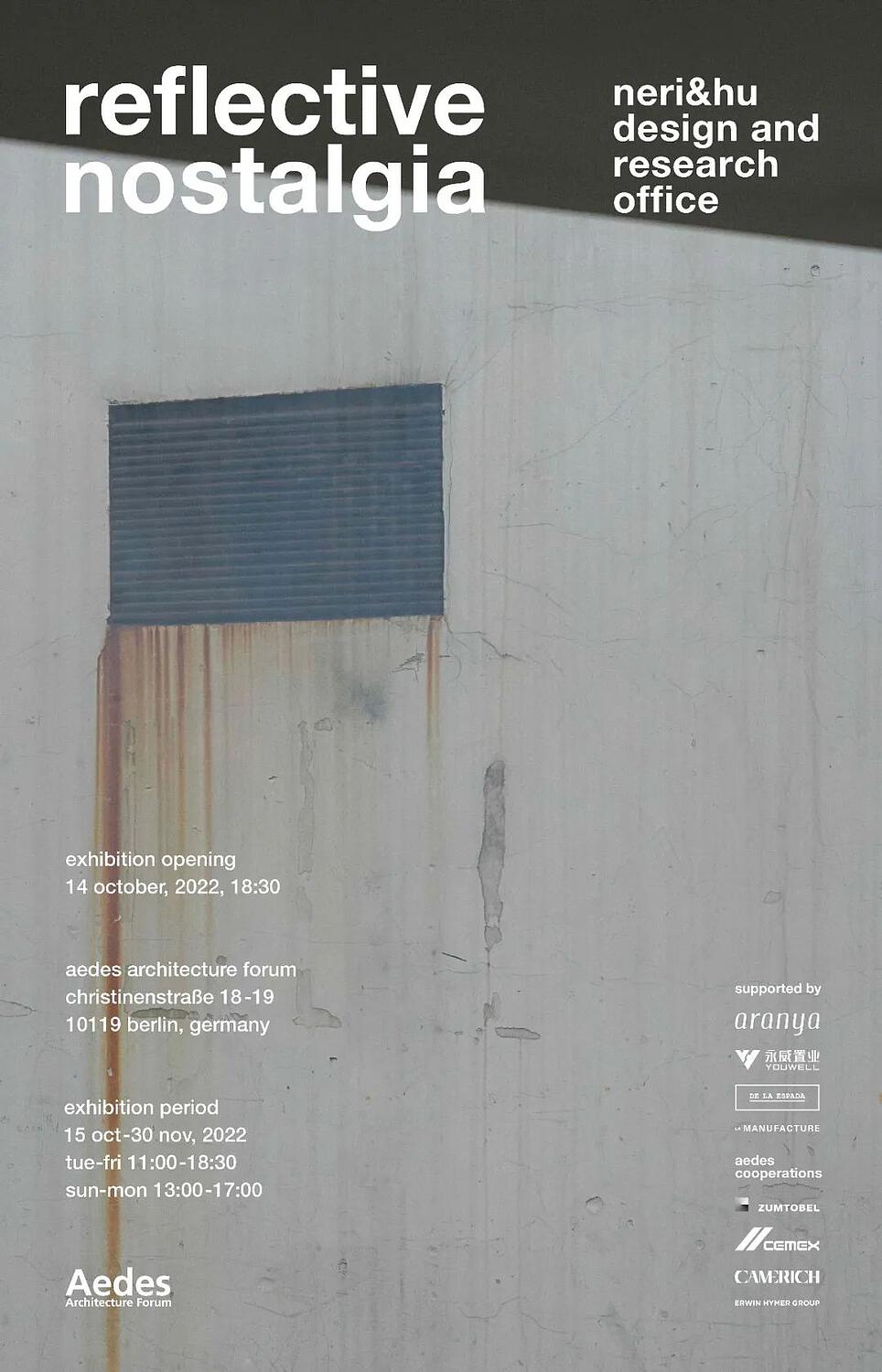 Neri&Hu News | Neri&Hu's solo exhibition will open at Aedes Architecture Forum in Berlin
