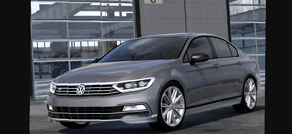 МОД Volkswagen Passat B8 v1.9 ДЛЯ EURO TRUCK SIMULATOR 2