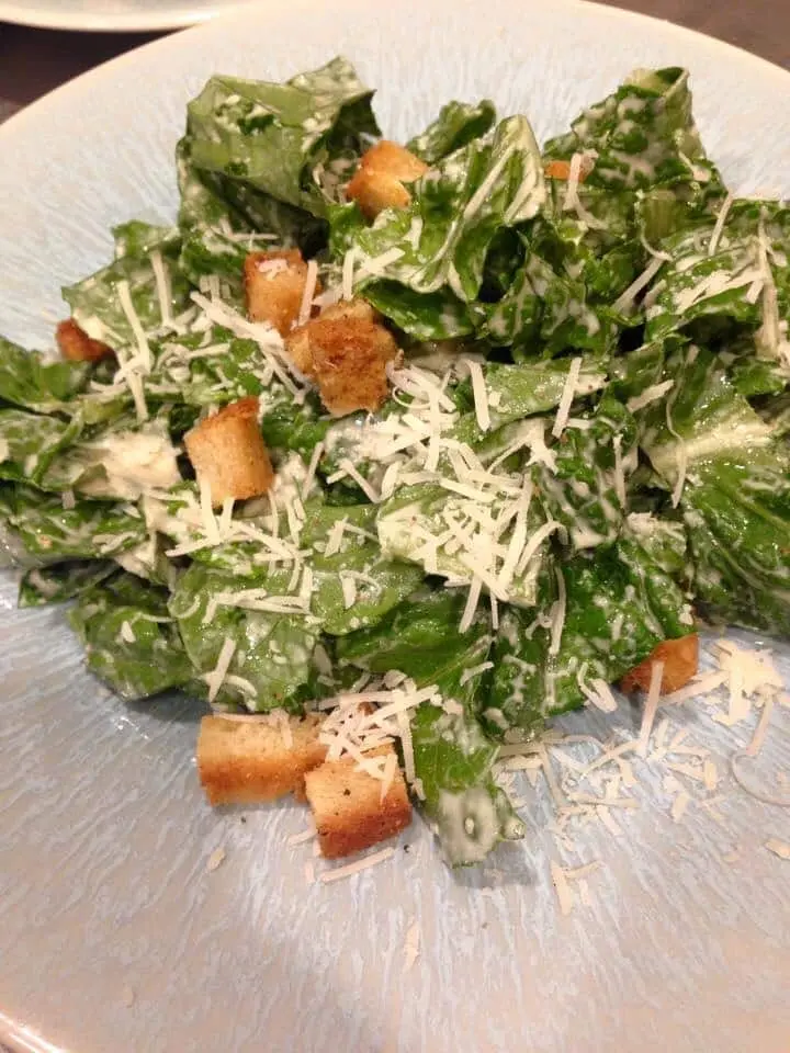 Fresh salad served at Canary Cove