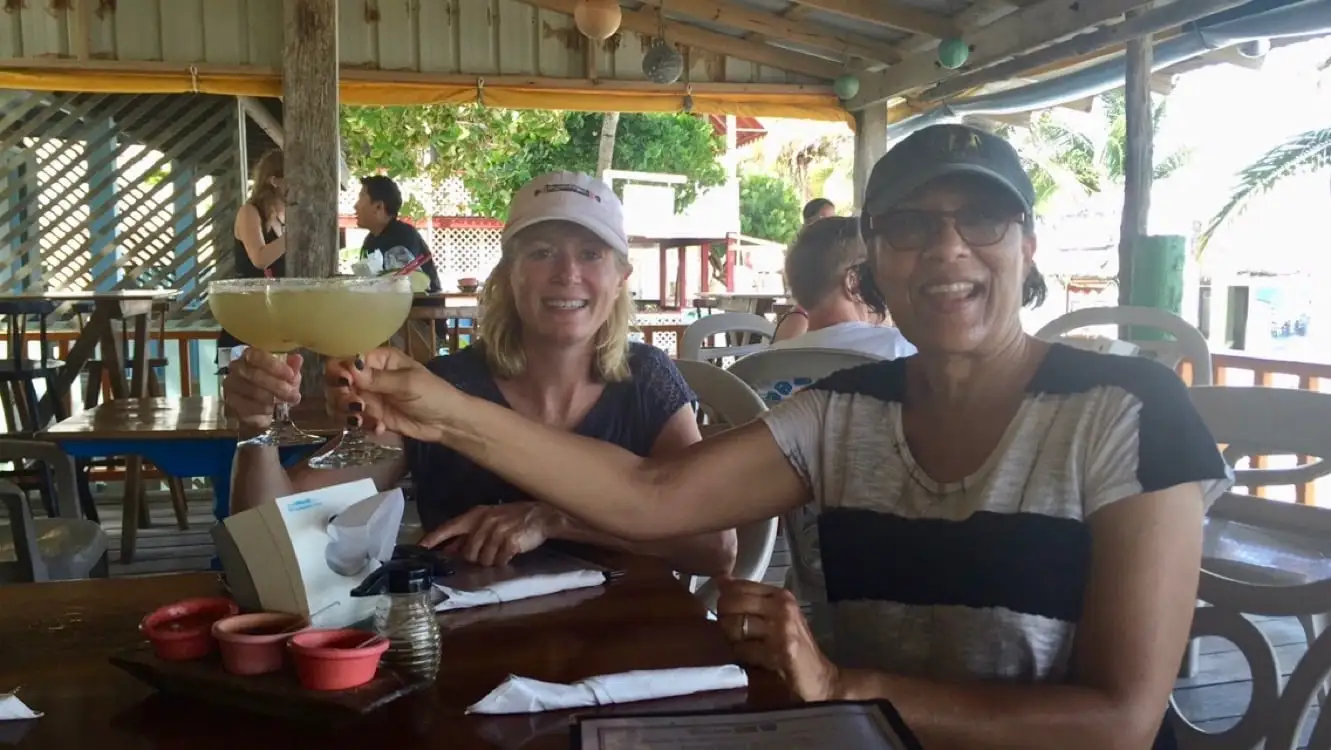 Drinks at a nearby bar