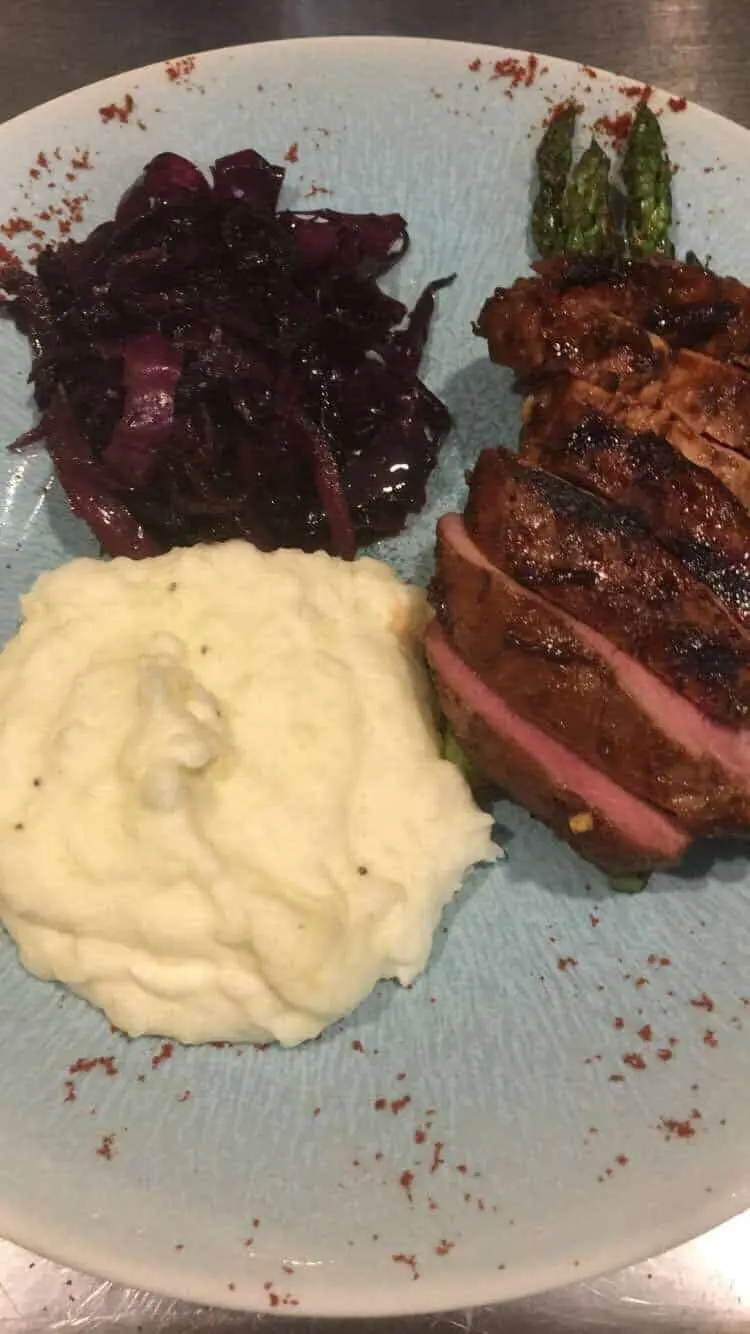 Chef-prepared platter at Canary Cove