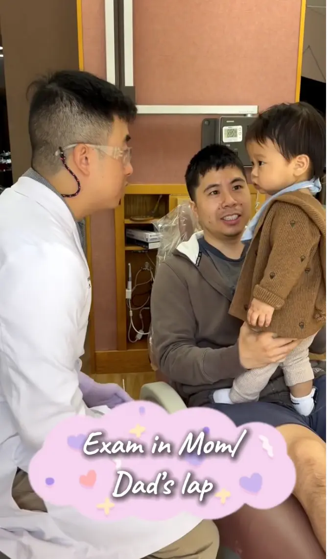 Exam in Mom/Dad's lap (part 1)