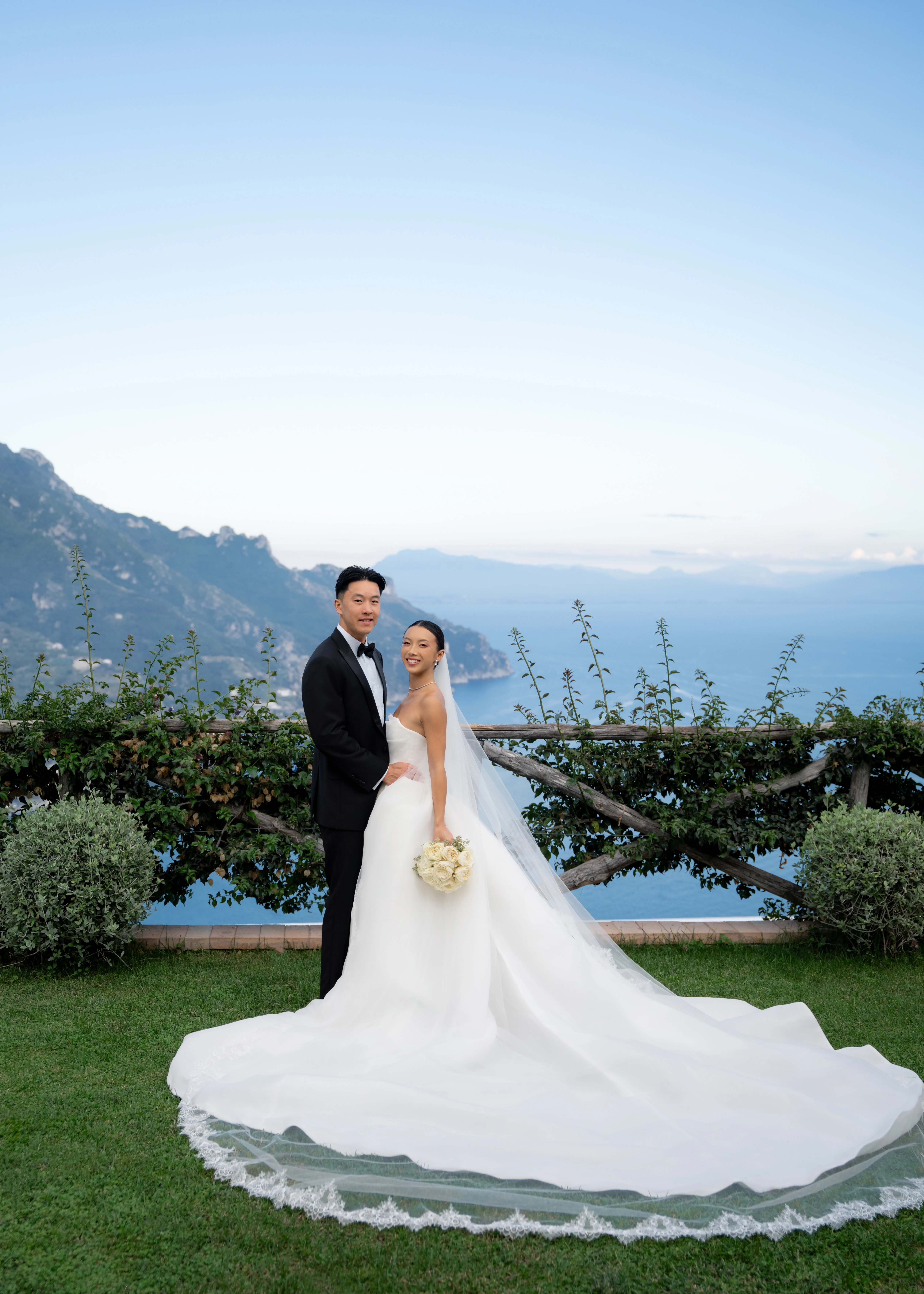 Dr. Wong and Dr. Michelle sharing a moment at sunset