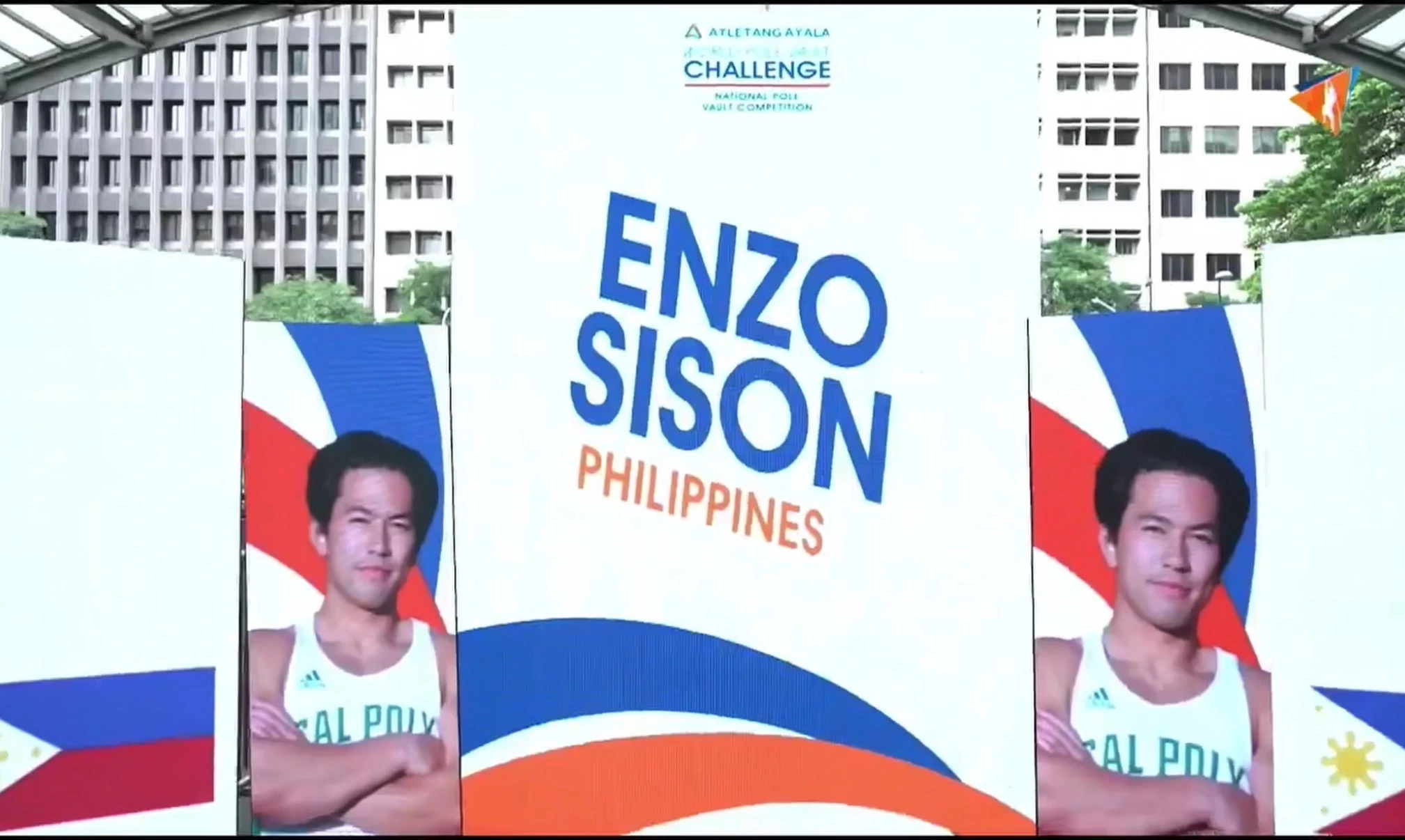 Pole vault training with Team Philippines