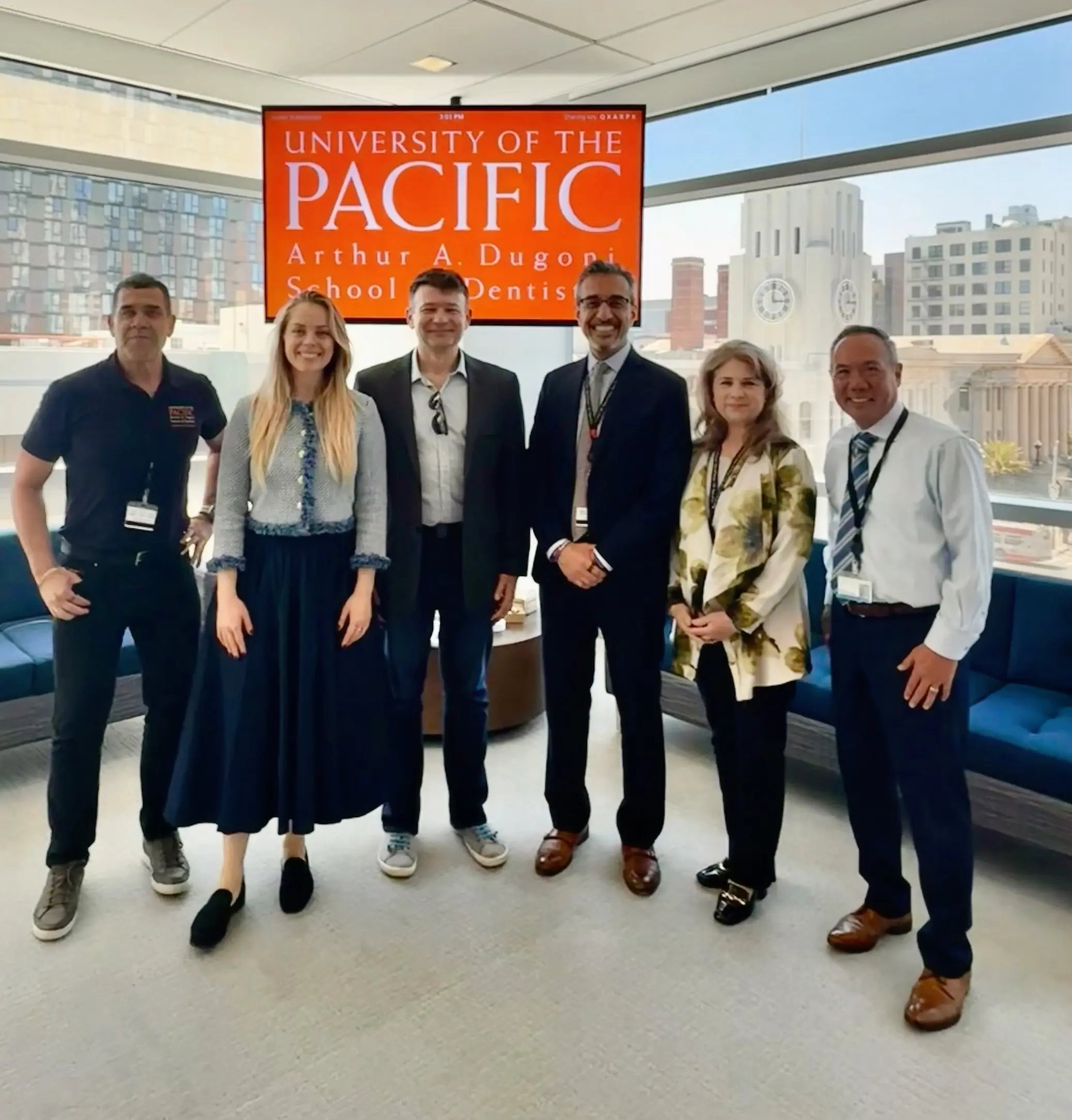 Dr. Michael Njo working with the University of the Pacific Arthur A Dugoni School of Dentistry