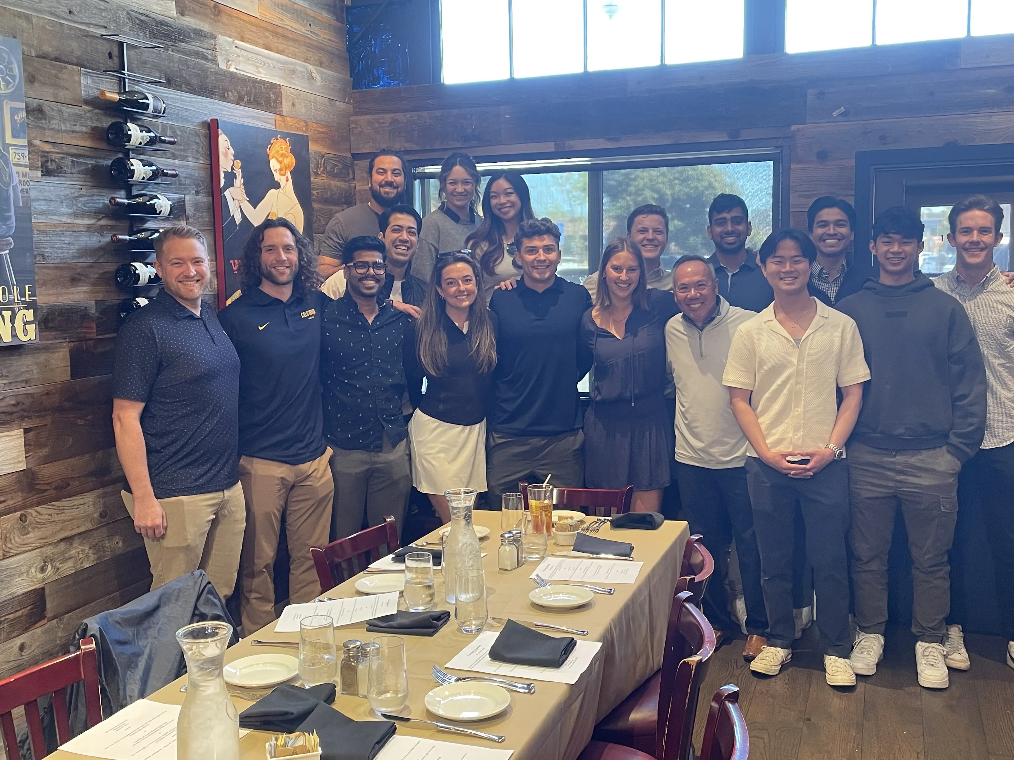 Dr. Njo at a professional networking event.