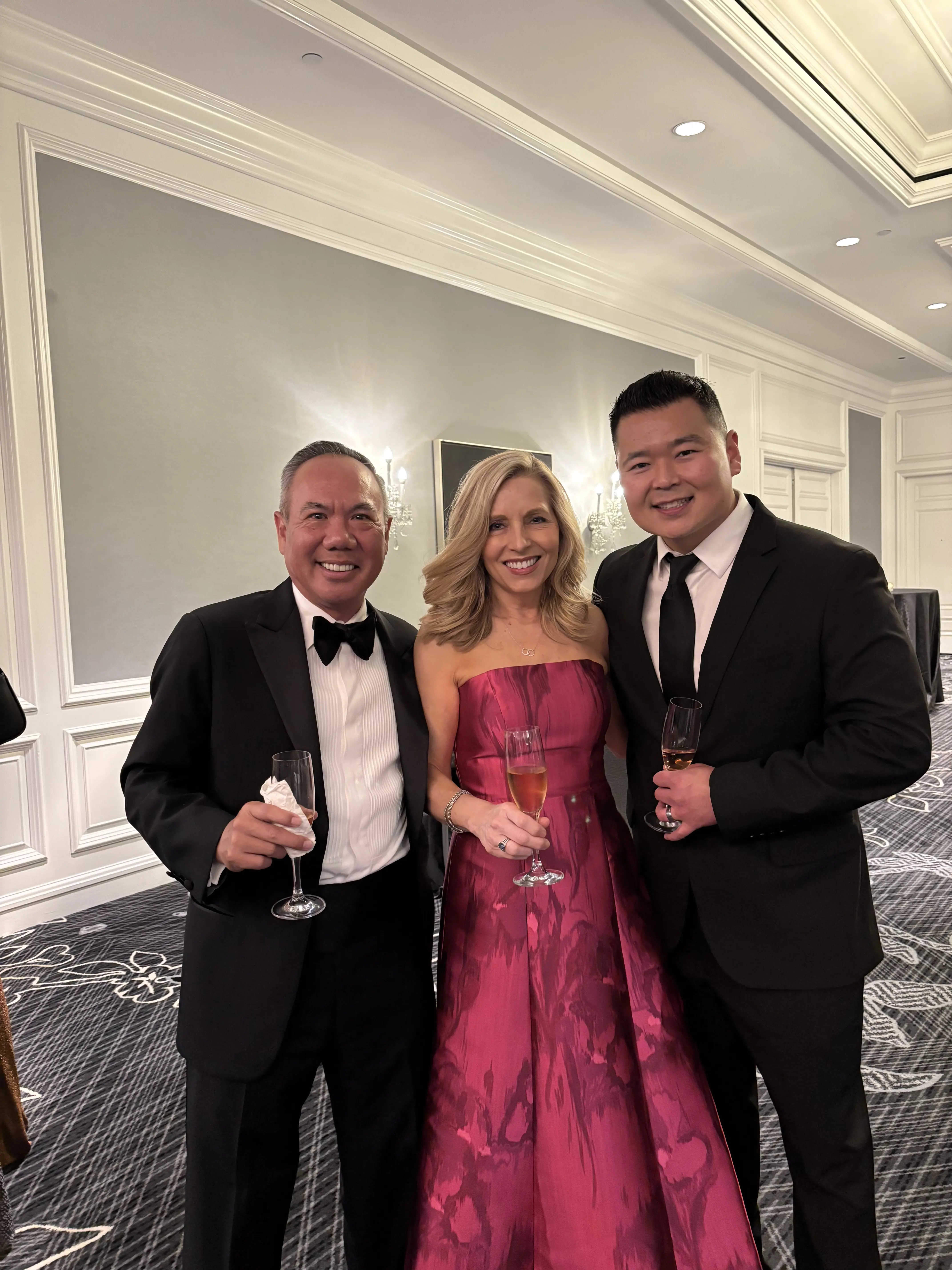 Dr. Njo with mentors and peers.