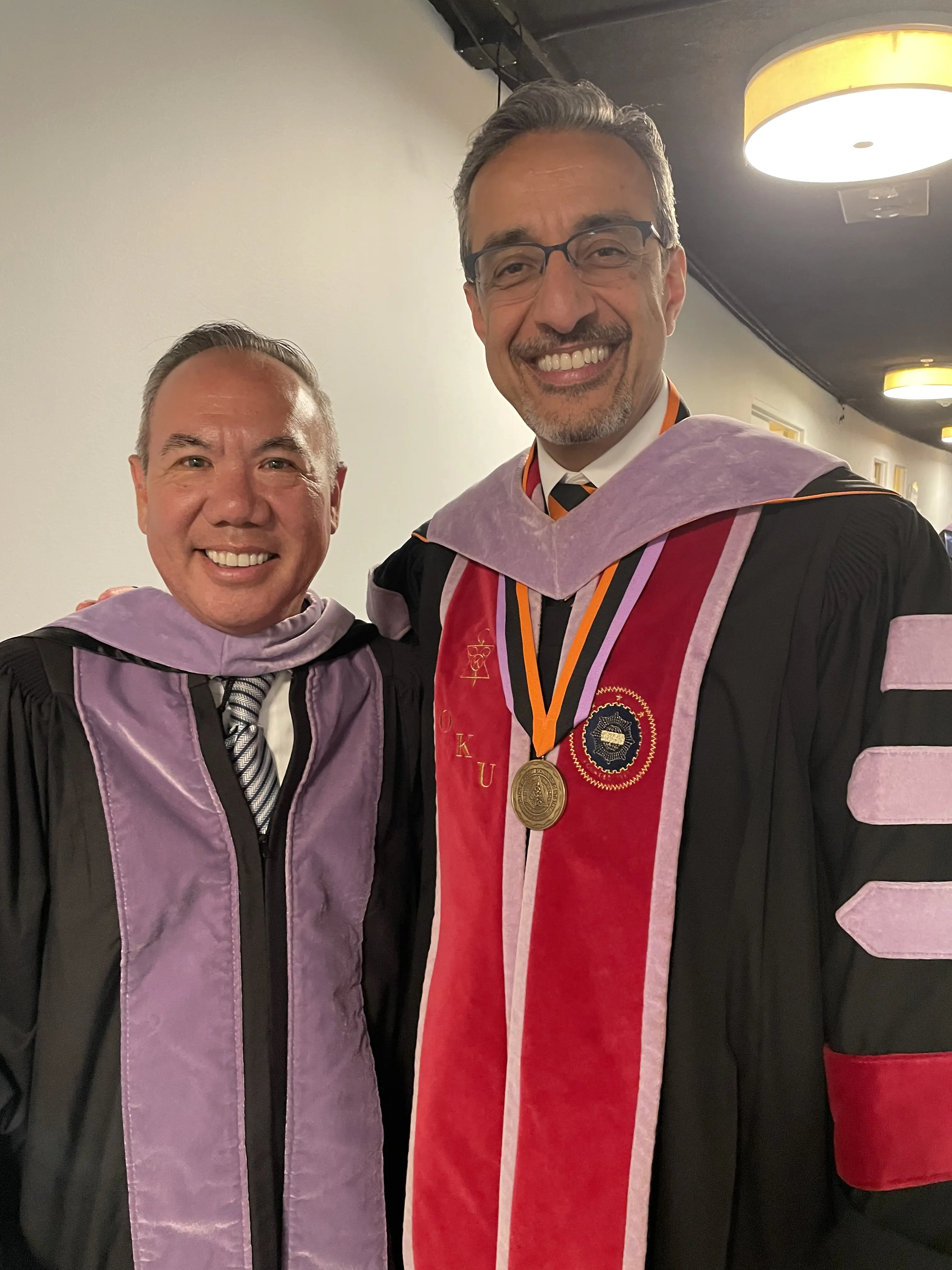 Dr. Njo with a dental team.